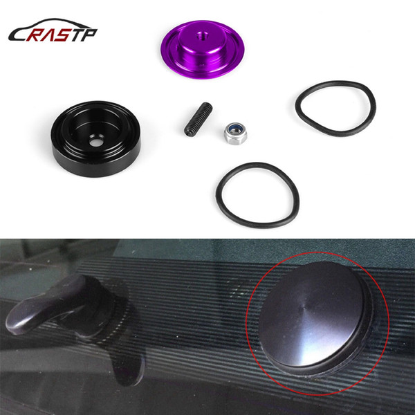 RASTP - Aluminum Car Purple Rear Wiper Delete Kit Plug Cap For Honda Civic Si Acura RSX Integra/3Dr Hatchback EG6 RS-ENL016