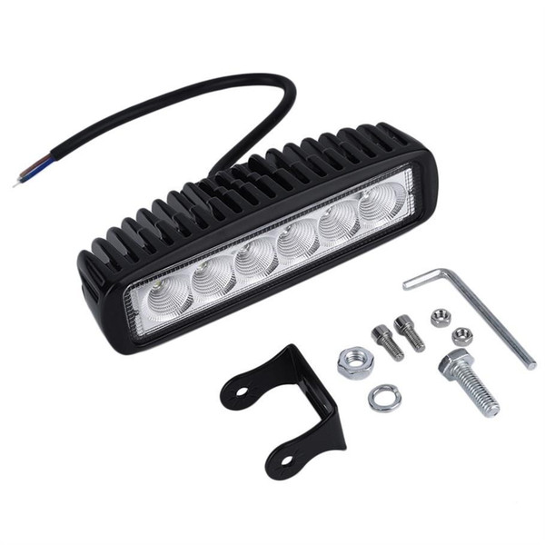 Car Truck 18W 6 SMD LED Work Light Bar Reversing Flood Worklight Lamp for Jeep Boat 4WD 12V 24V Hot Selling