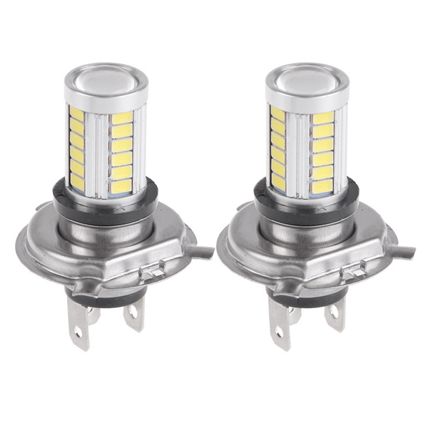 2Pcs Car H4 Led Headlight Bulbs White 8W 5630 SMD 6000K 500LM LED Fog Light Bulb Driving Light Daytime Running Light DRL