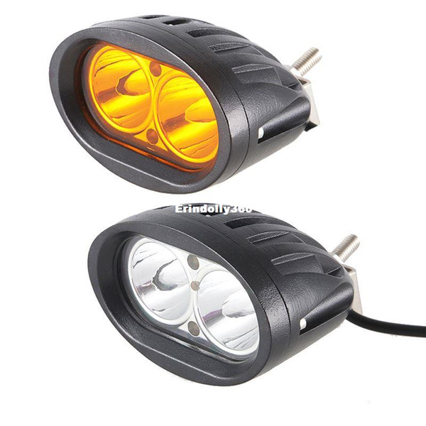 20W Super Bright Waterproof Spotlights 12V 24V Working Light Daytime Running Lights For Trucks Engineering Vehicles Fishing Boat