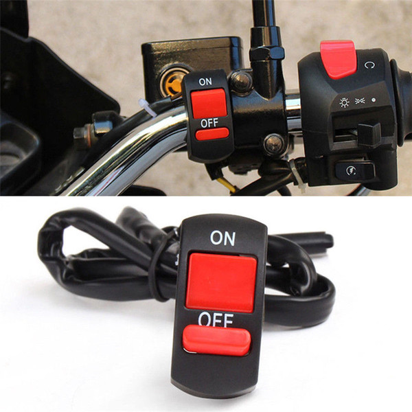 Newest Universal Handlebar Fog Light Switch Motorcycle Headlight Switch ON/OFF Button Light Switch Moto Accessory