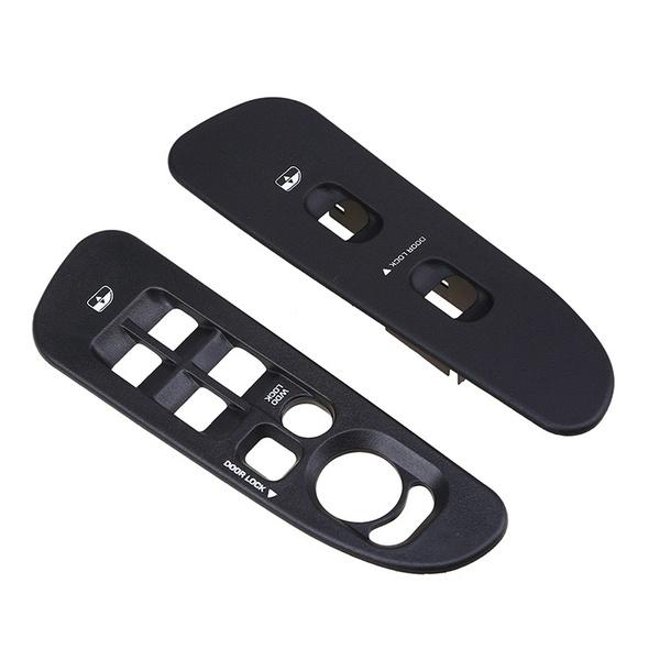 Car Accessories Window Switch Control Panel Bezel for Select Dodge Ram 2002-2005, (Passenger Side) Front Right Door Armrest Panel