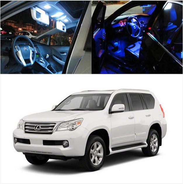 Free Shipping 14 Light SMD Full LED Interior Lights Package Deal for 2010 and Up Lexus GX460