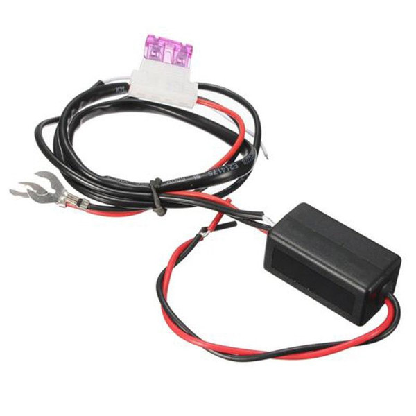 New Car LED DRL Relay Daytime Running Light Relay Harness Auto Car Controller On/Off Switch Parking Light Hot