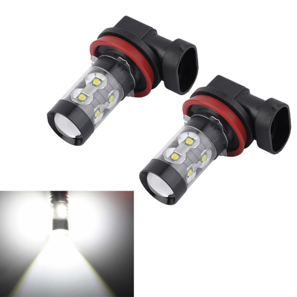 2x H8 H11 50W 6000K for OSRAM Chips LED Car Fog Light Fog Lamp LED Headlight Fog Driving Lights Bulb 12V 24V Xenon White