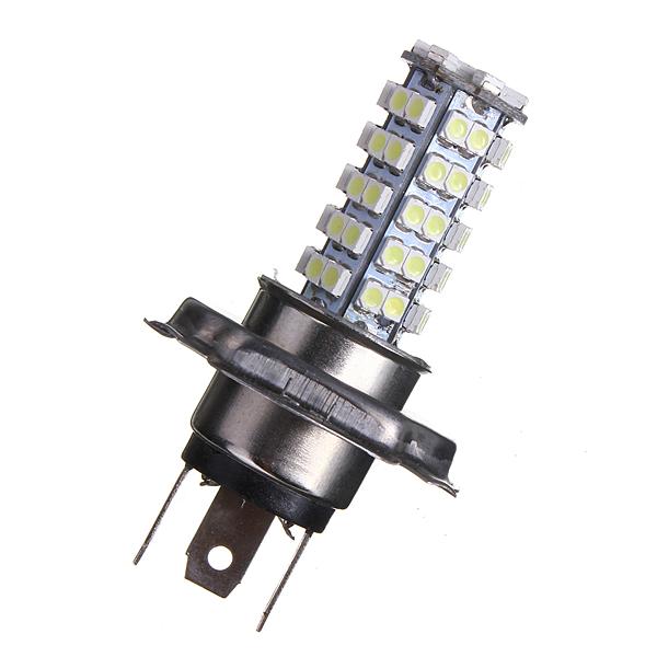 Hot Sale H4 68 LED 3528 1210 SMD Pure White Car Auto Light Source Headlight Fog Driving Lamp Bulb DC12V order<$18no track