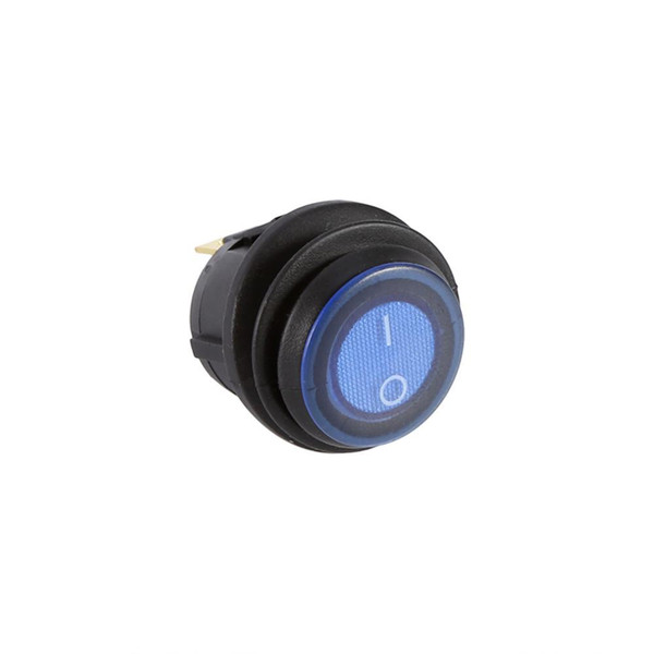 Universal 12V Auto Car Blue LED Light Illuminated on/Off Toggle Rocker Switch 3P SPST Waterproof