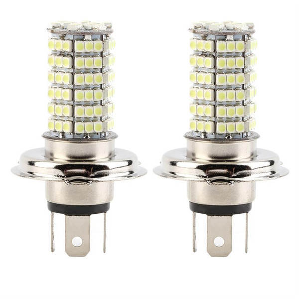 2 pcs H4 DC12V 120LED SMD High Low Beam LED Fog Light Headlight Lamp White hot selling