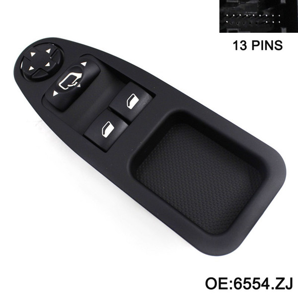 6554.ZJ For Fiat Scudo Citroen Jumpy Citroen Dispatch Peugeot Expert Master 07-16 Power Window Switch Control Button