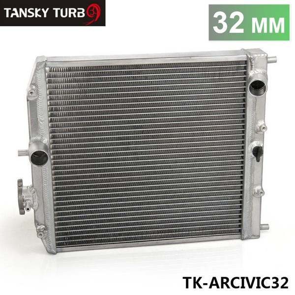 TANSKY - Light Weight Car Racing Aluminum Radiator For Honda Civic EK EG DEl Sol Manual 1Row 32MM Core TK-ARCIVIC32