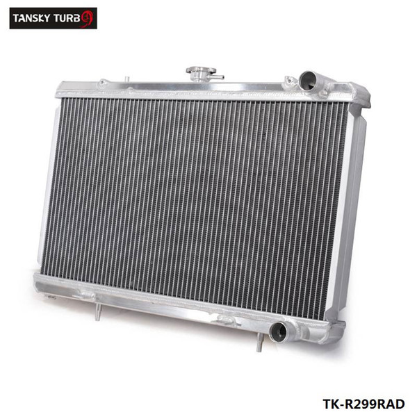 TANSKY - For 89-93 Nissan Skyline R32 RB25 RB20 Aluminum Race Radiator 2 Row MT Manual 50MM TK-R299RAD