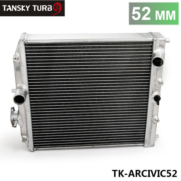 TANSKY - High performance JDM 3 Row Racing Aluminum Radiator For Honda Civic EK EG DEl Sol Manual 52MM TK-ARCIVIC52