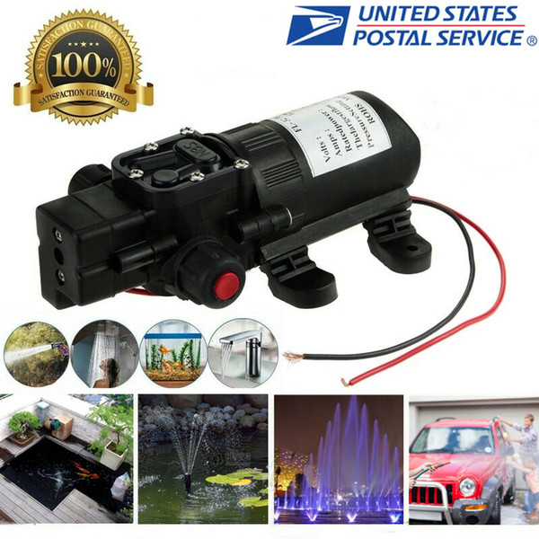 130PSI 12V Water Pump Self Priming Pump Diaphragm High Pressure Automatic Switch