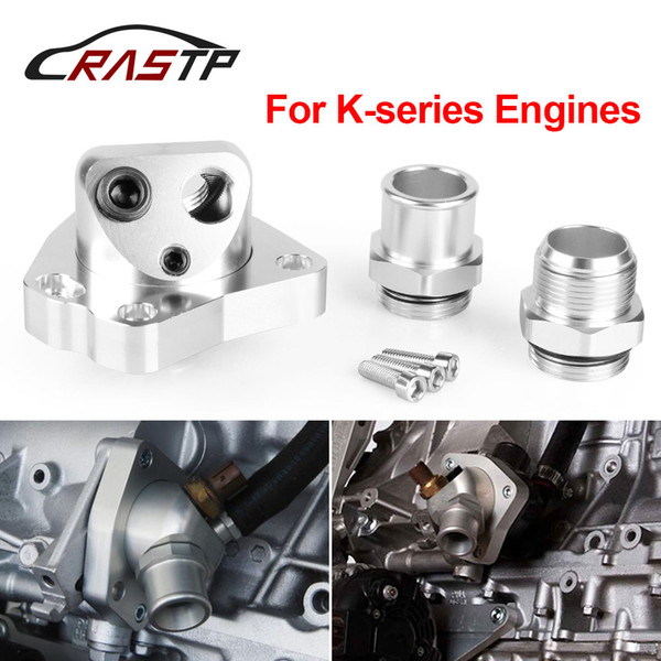 RASTP - High Quality Cooling Component swivel Neck Thermostat For Engine K Series K20 K24 Radiator RS-OSA010