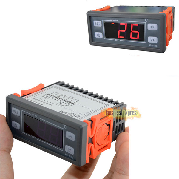 220V/110V/12V/24V 12V Digital Temperature Controller Temp Thermostat Probe LED with Sensor Wire 2m