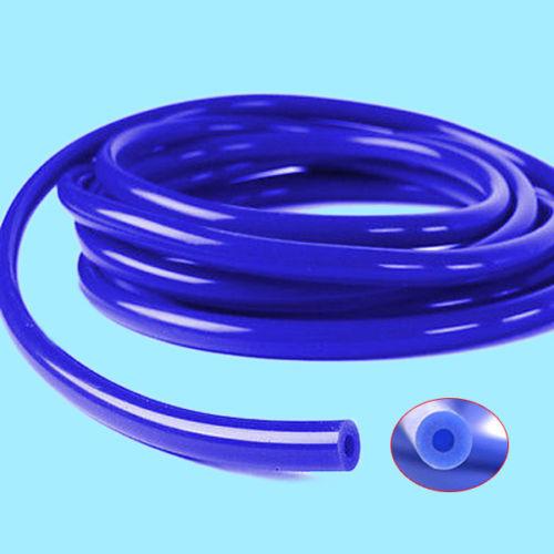 Car Engine 4mm Silicone Vacuum Tube Hose Silicon Tubing 16.4ft 5 Meters Blue Kit