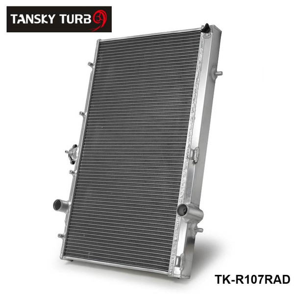 TANSKY-42mm 2 Row Aluminum Racing Cooling Alloy Radiator for Mitsubishi Lancer EVO 4 5 6 IV V VI 97 98 99 00 TK-R107RAD