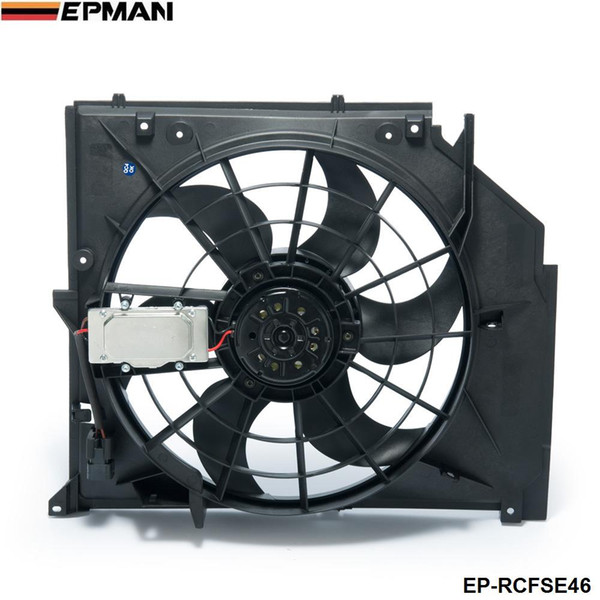 EPMAN -Radiator Cooling Fan (Brushless Motor) For BMW 3 Series 320 323 325 328 330 I Ci Xi E46 99-06 Radiator Fan EP-RCFSE46