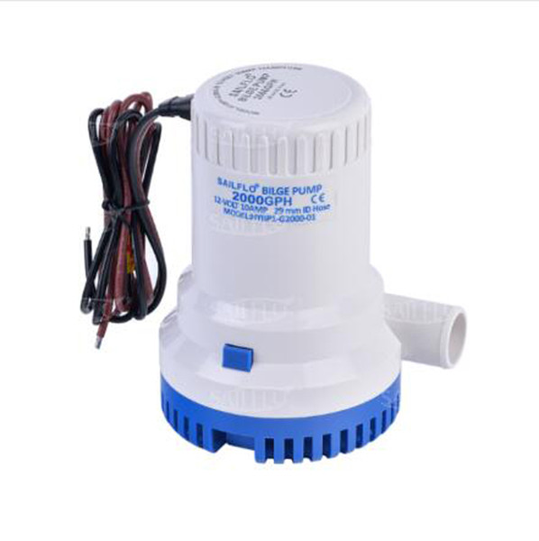 2000 GPH Marine Bilge/Sump Pump 12 Volt -5 year Warranty