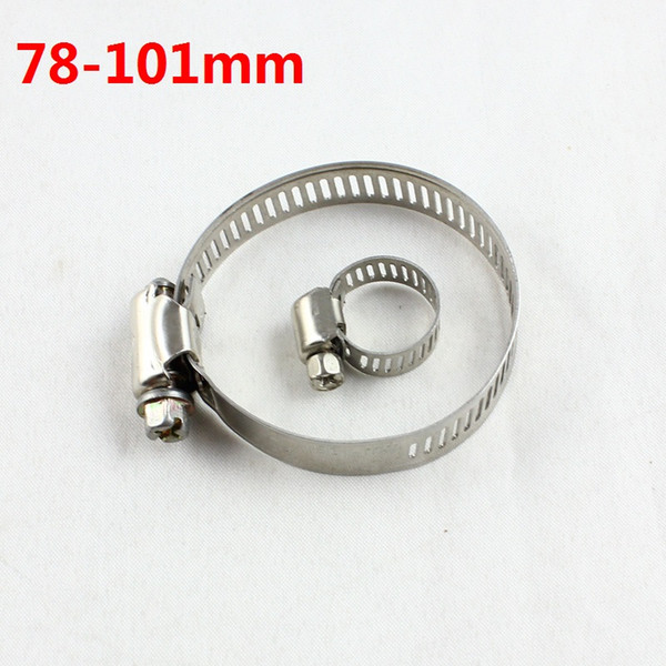 Repairs Water, oil, gas, hydraulic Diameter 78mm-101mm Hose Connection fasteners clip retainers Stainless Steel hose Clamps