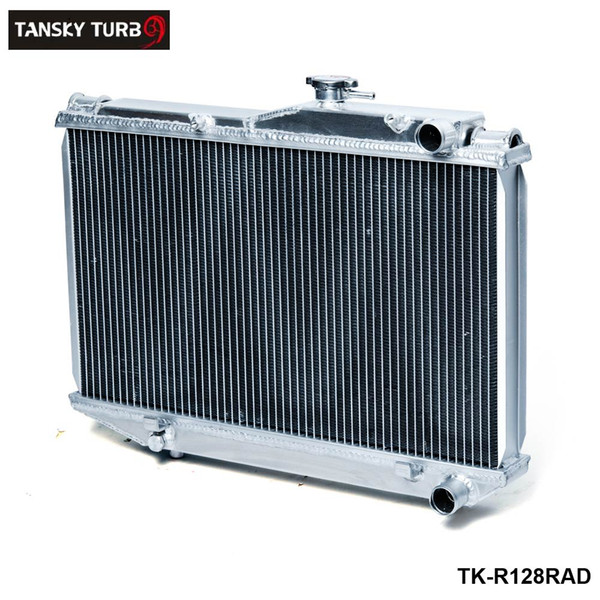 TANSKY - Aluminum Radiator NEW RACING For Toyota Corolla AE86 MT Aluminum Radiator 2 Row 84-87 TK-R128RAD