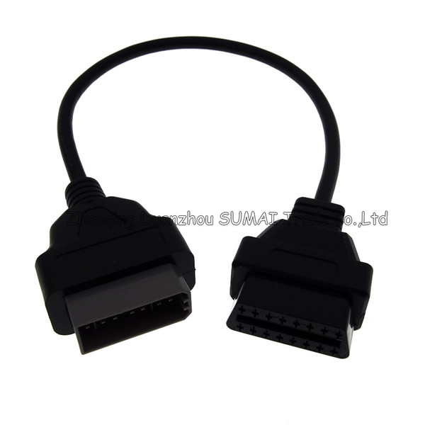 Good quality 14 Pin male to 16 Pin female OBD2 cable connector,OBD1/OBD2 conversion plug for Nissan etc.car,Automobile diagnosis