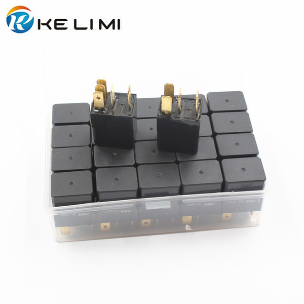 Car Truck 4pins 5pins heavy duty Relay Mini Electronics DC 12 Volt 12V 30A AMP 4 Pins 5 Pins Sealed Universal Relays