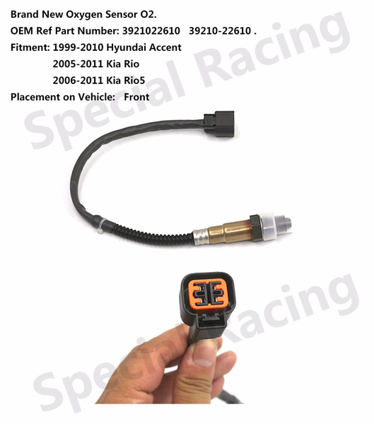 CNSPEED Front Oxygen Sensor For 1999-2010 Hyundai Accent Fit 2005-2011 Kia Rio Rio5 OEM 39210-22610 3921022610