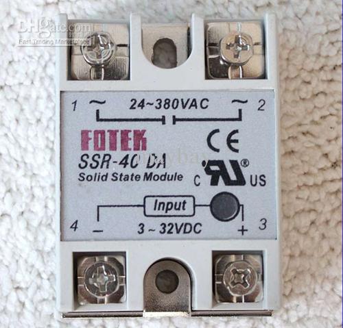 Solid State Relay SSR-40DA 40A /250V 3-32VDC 10PCS