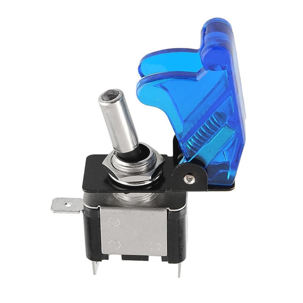 Blue 12V 20A Cover LED Light SPST Toggle Switch For Car Auto Trucks Boat ATV order<$18no track