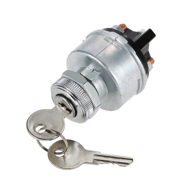 Freeshipping Professional Universal Ignition Switch with 2 Keys Universal for Car Tractor Trailer