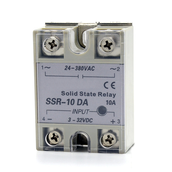 SSR-10A Single phase AC solid state relay solid state voltage regulator DC control AC Zero voltage turn-on