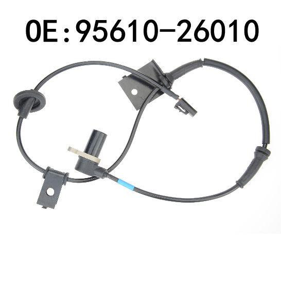 2pcs Car ABS Wheel Speed Sensor Front Left 95610-26010 For 2001-2006 Hyundai Santa Fe 9561026010 Best Quality