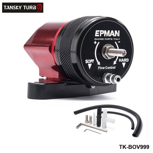 Tansky -Car Sport Intercooler Recirculating Blow Off Valve BOV Kit Red & Black For 02-07 WRX & 04-16 For STi TK-BOV999