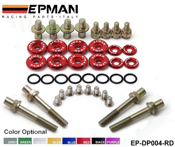 Tansky - EPMAN RACING EVTEC Valve Cover Washers Bolts Hardware Kit Red For HONDA Civic ACURA Integra EP-DP004