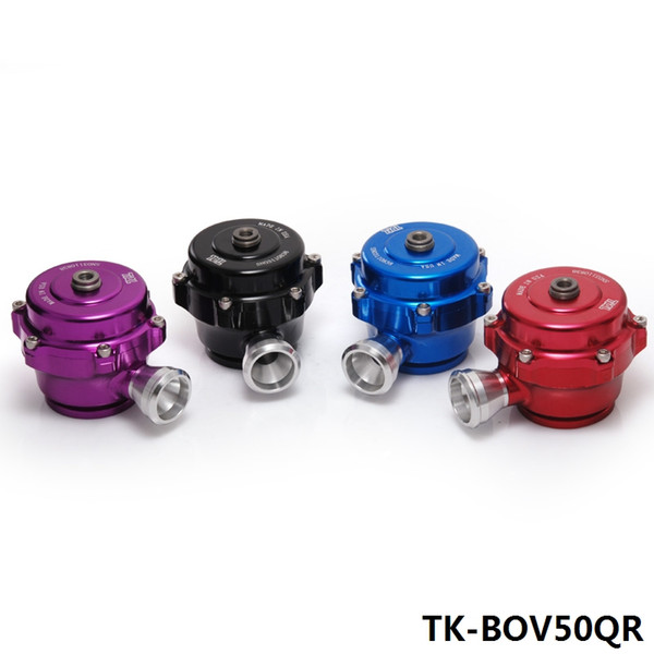 Tansky - Universal Jdm 50mm V Band Blow Off Valve BOV QR Typer w/ Weld On Aluminum Flange TK-BOV50QR