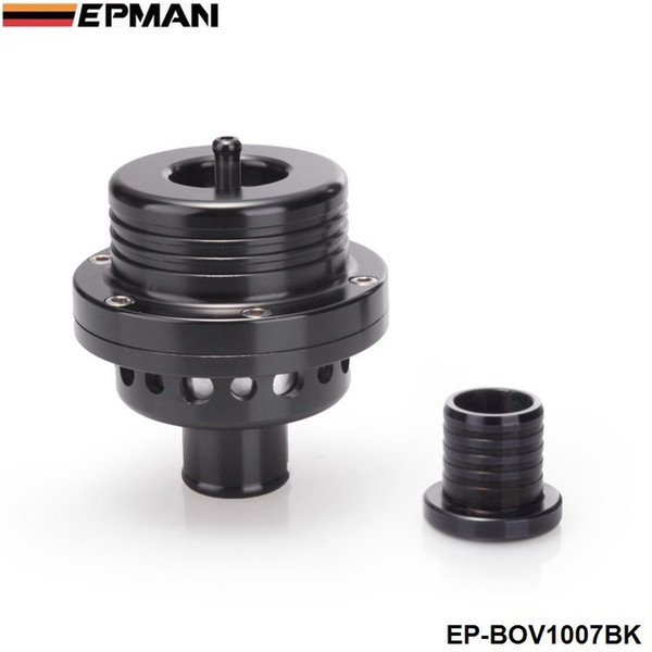 Tansky - High quality 25MM TURBO BLOW OFF VALVE, DUAL PISTON WITH BLANKING PLUG - UNIVERSAL - BLACK / SILVER EP-BOV1007