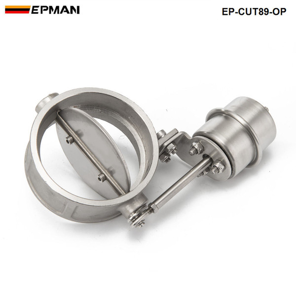 EPMAN -NEW Vacuum t Activated Exhaust Cutout / Dump 89MM open Style Pressure: about 1 BAR EP-CUT89-OP