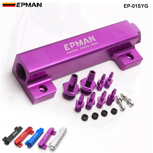 Tansky - Racing 6 - Port Vacuum manifold kits High Quality (SILVER, PURPLE, BLACK,BLUE,RED) EP-01SYG Have in Stock