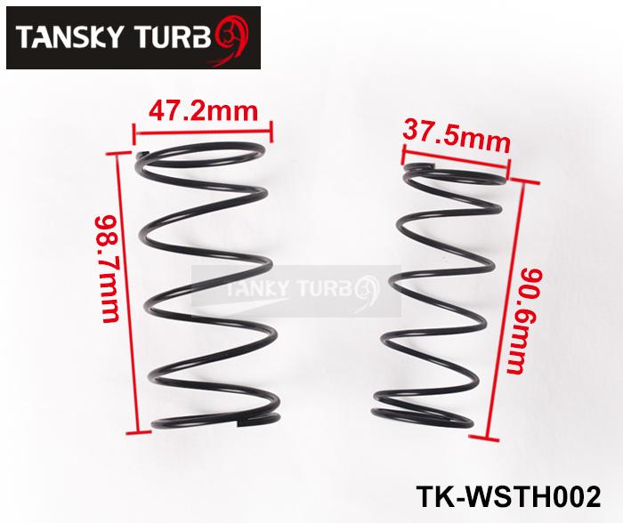 Tansky - 38MM TURBO EXTERNAL WASTEGATE WG SPRING COATED REPLACEMENT 14 PSI/8PSI 1BAR FOR TAIL TK-WSTH002