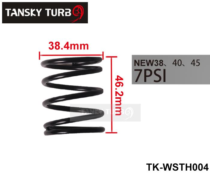 Tansky - 38MM 40MM 45MM TURBO EXTERNAL WASTEGATE WG SPRING COATED REPLACEMENT 7 PSI/7PSI 0.5BAR JUST FOR TURBO SMART TK-WSTH004