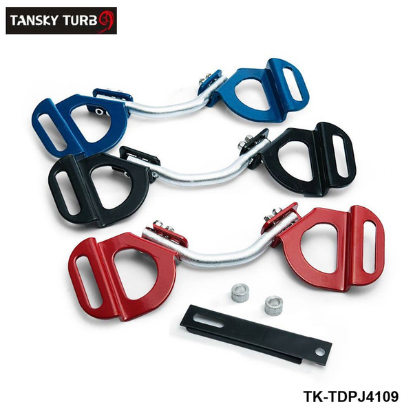 TANSKY - Car Truck Red Adjustable Battery Hold Tie Down Clamp Mount Bracket Holder Bar For Subaru Toyota TK-TDPJ4109