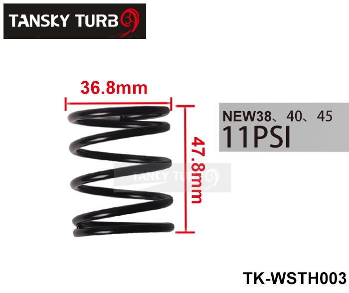 Tansky - 38MM 40MM 45MM TURBO EXTERNAL WASTEGATE WG SPRING COATED REPLACEMENT 11 PSI /0.78BAR JUST FOR TURBO SMART TK-WSTH003