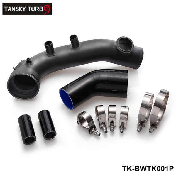 Tansky - Black IntakeTurbo Charge Pipe Cooling Kit For BMW N54 E88 E90 E92 135i 335i TK-BWTK001P