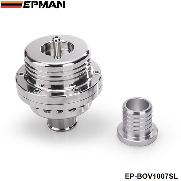 EPMAN 25MM Dual Piston BOV Blow off Turbo for Audi A4 S4, Golf, Jetta 25 PSI Silver Black EP-BOV1007