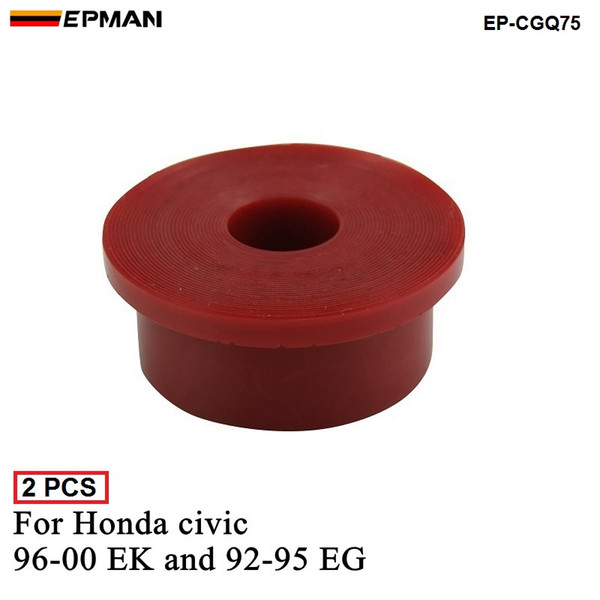 2 PCS Engine Swap Mount Bracket Bushing Inserts Kit Replacement Polyurethane Fit for Honda civic 96-00 EK and 92-95 EG EP-CGQ75