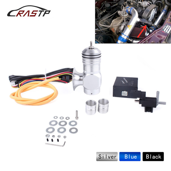 RASTP-High Quality Racing Electrical Turbo Aluminum Diesel Blow Off Valve Kits Diesel Dump Valve For Honda Toyota Subaru RS-BOV037