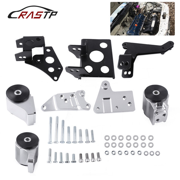 RASTP-70A K-series Aluminum Racing Engine Mounts for HONDA CIVIC 96-00 EK Chassis EKK2 DOHC Engine RS-EM1008-EK