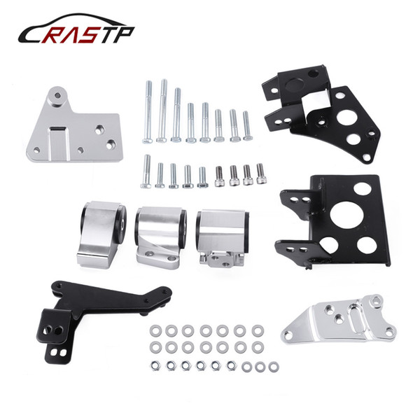 RASTP-High Quality Aluminum Racing 70A K-Series Engine Mounts For 96-00 Honda Civic EK Chassis Motor Swap Kit RS3-EM1008