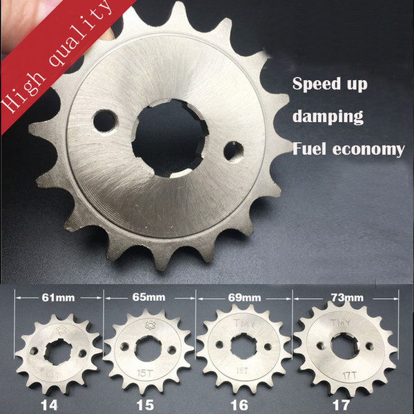 Motorcycle Front Sprocket For CG125 DAELIM VC125 VL125 VS125 14/15/16/17Teeth 428 Chain Motorcycle Front Sprockets